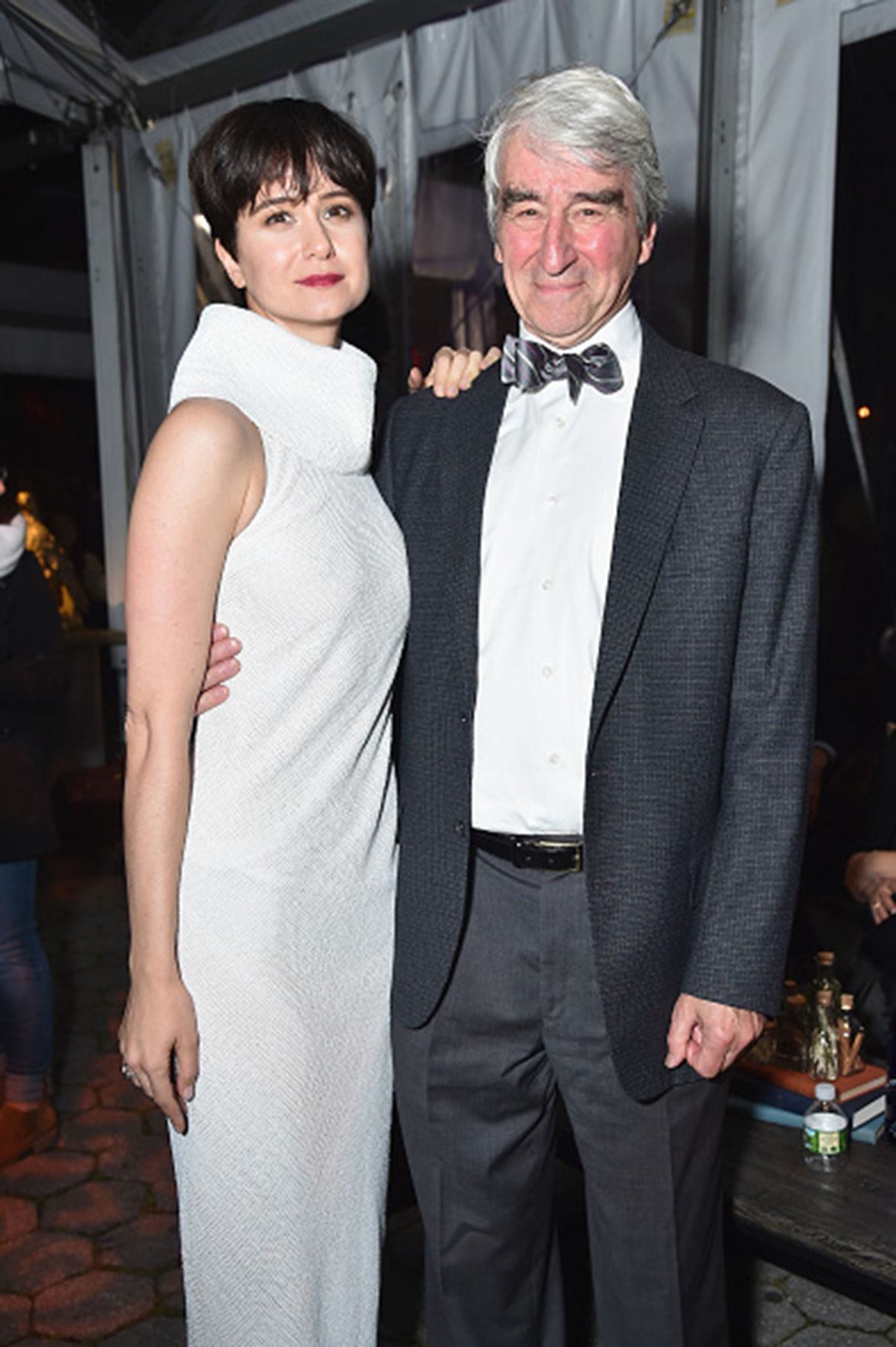 Katherine Waterston and Sam Waterston